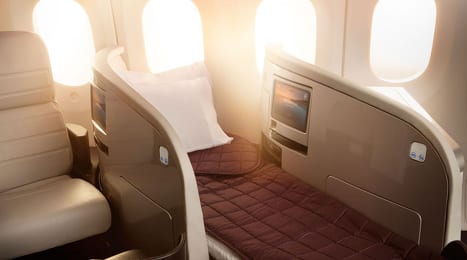 The latest in business class: Airlines with new aircrafts