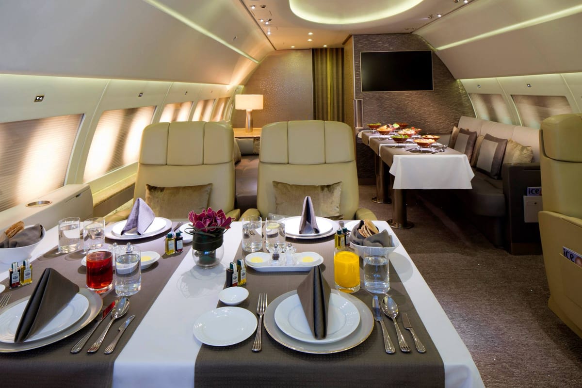Over the top Luxury: Emirates Private Jet