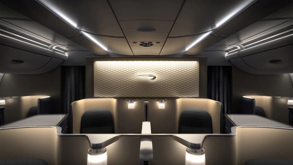 British Airways Aircraft with First Class Cabins