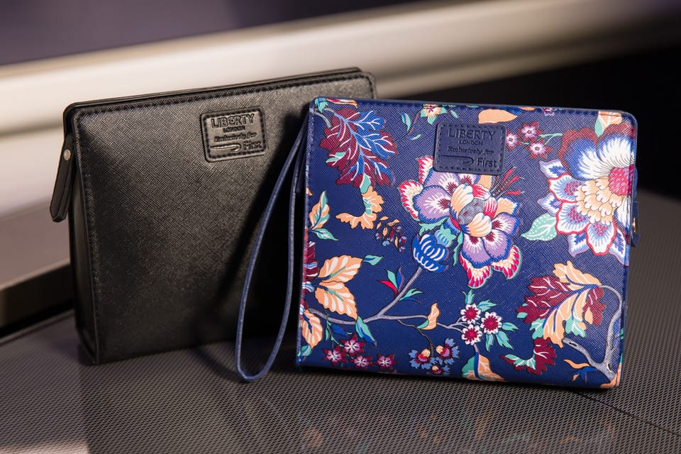 BA Introduces Liberty London First Class Amenity Kits