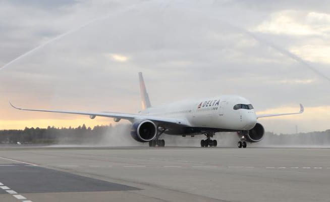 Delta Operates First A350 Flight to Tokyo