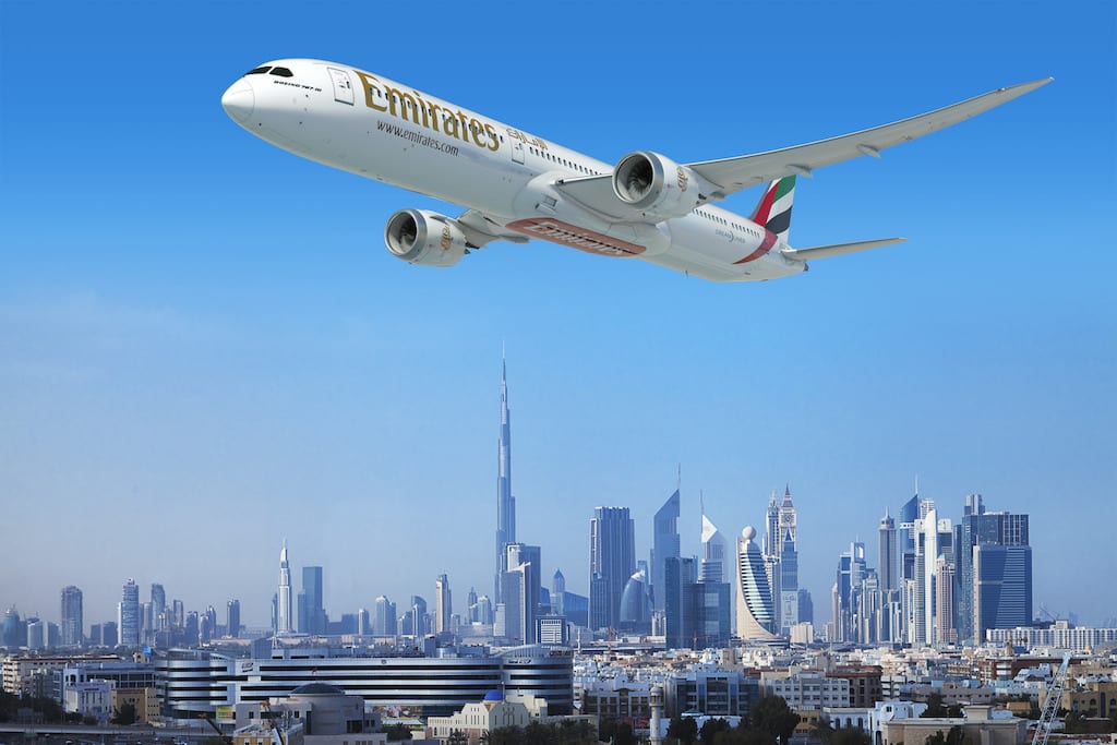 Emirates will fly the 787 Dreamliner