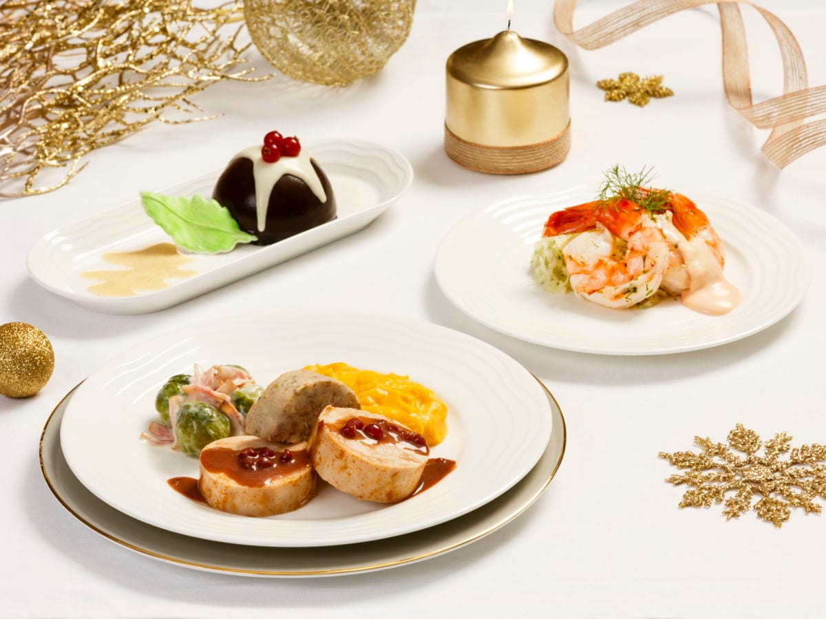 First Class Festive Meal