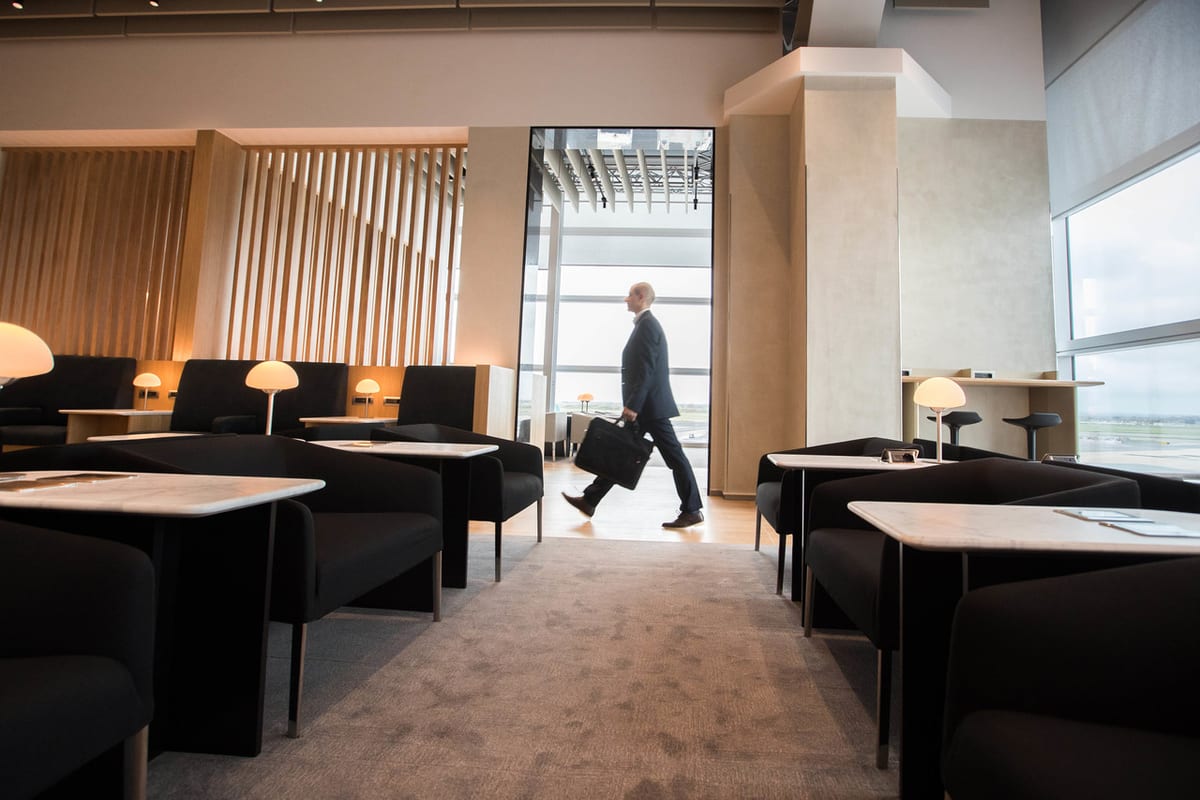 British Airways Rome Lounge