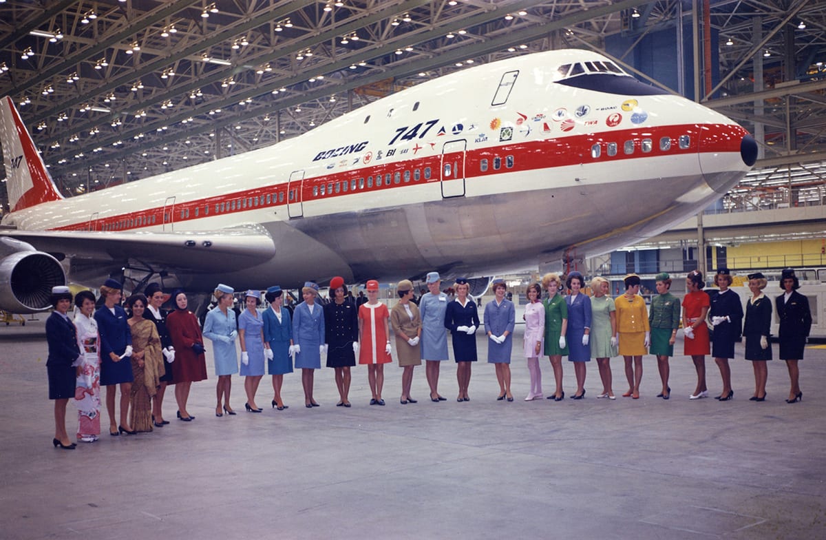 Qantas 747 Historical Image