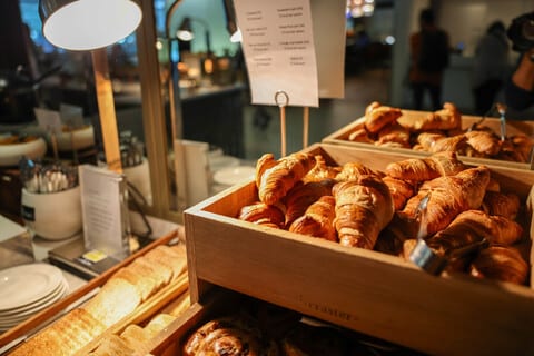 British Airways Heathrow T5 buffet
