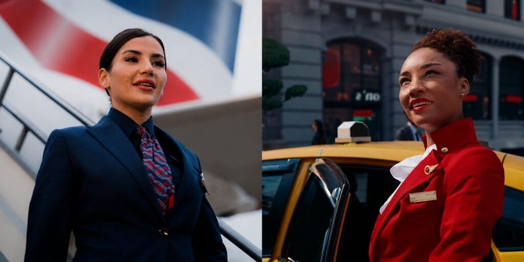 British Airways and Virgin Atlantic crew