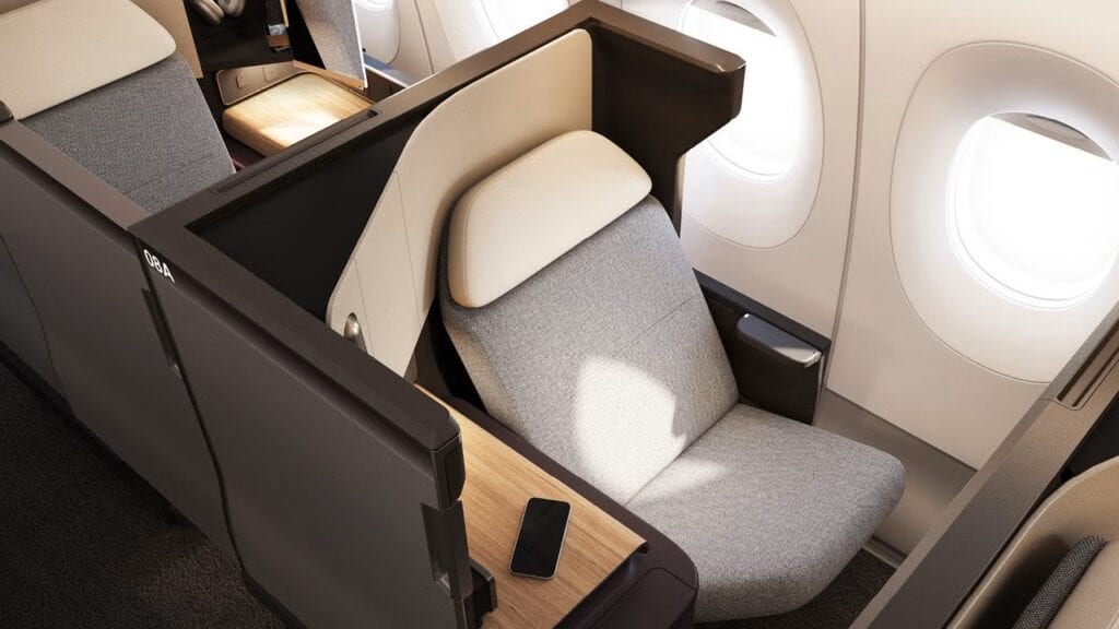Qantas A350 Business Suite