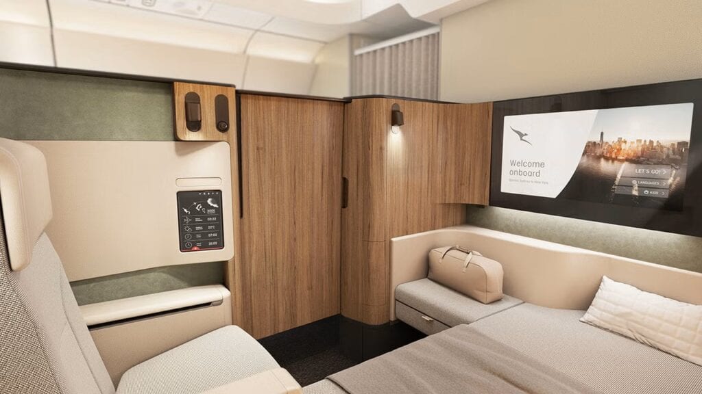 Qantas A350 First Suite