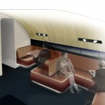 Qantas A380 Upper Deck Lounge