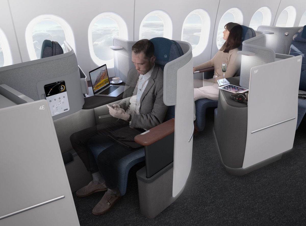 Lufthansa Business Class Seat